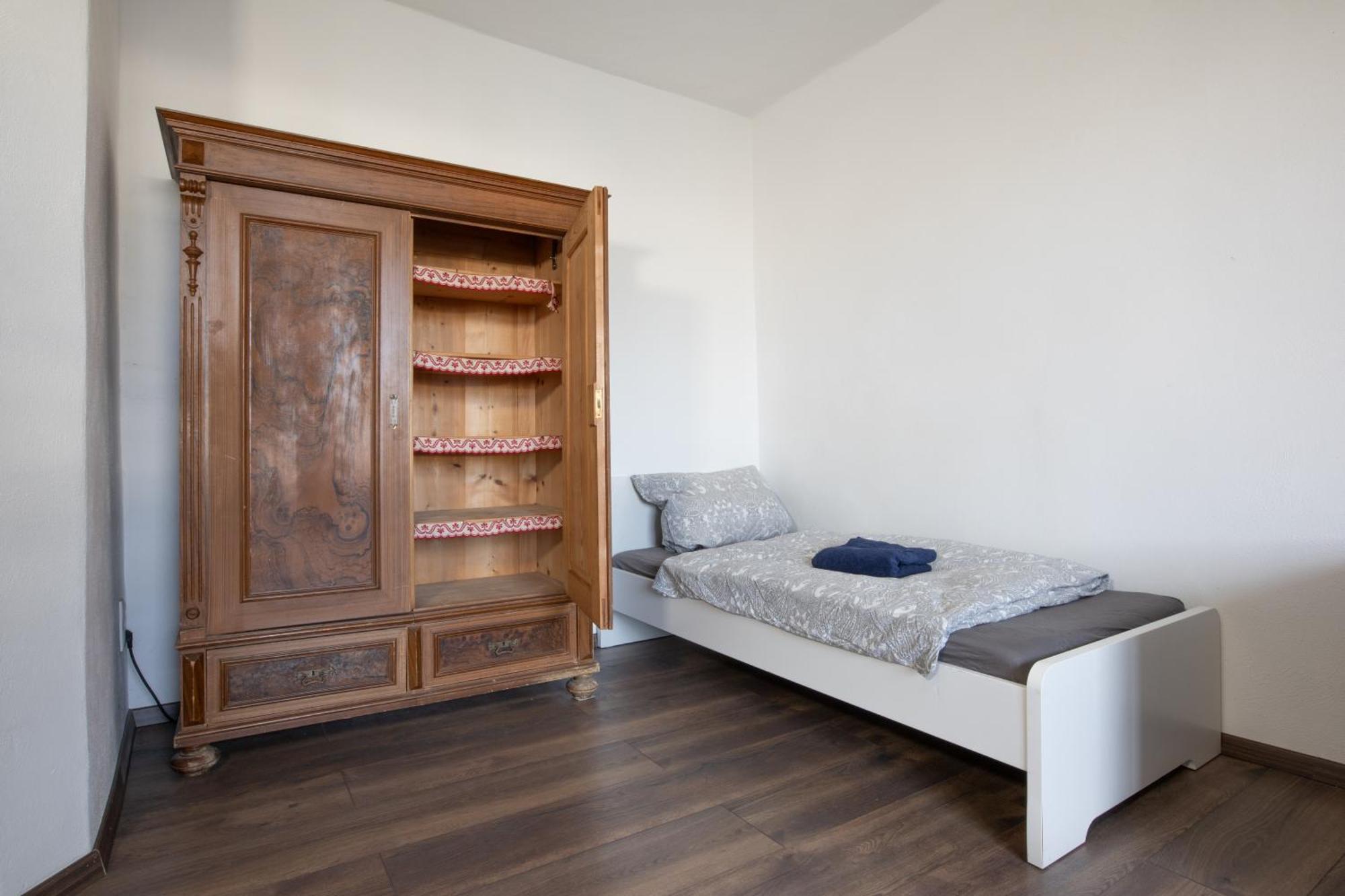 Urige Wohnung Mit Zwei Betten Und Genialer Kueche Mugeln Bagian luar foto