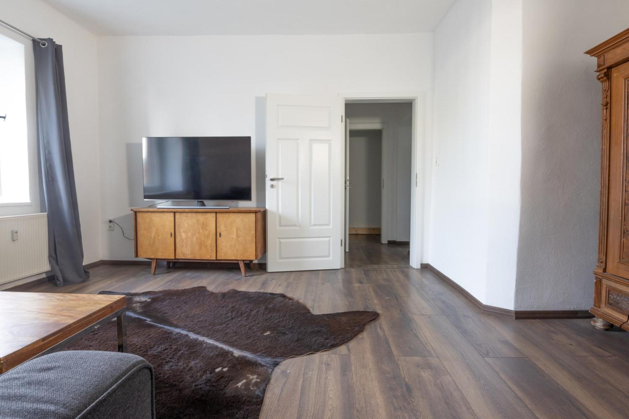 Urige Wohnung Mit Zwei Betten Und Genialer Kueche Mugeln Bagian luar foto