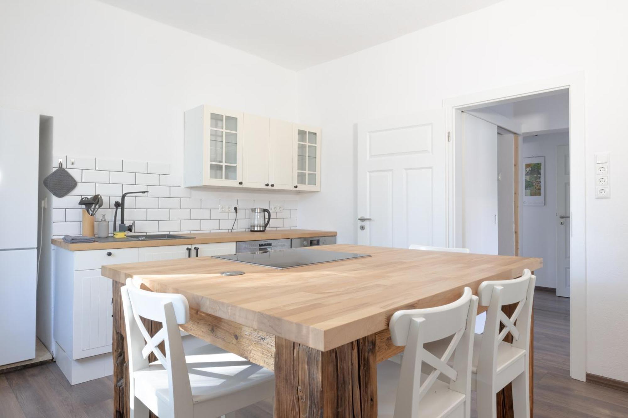 Urige Wohnung Mit Zwei Betten Und Genialer Kueche Mugeln Bagian luar foto